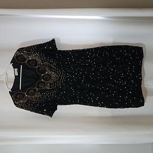 The Avenue beaded black dress size 16